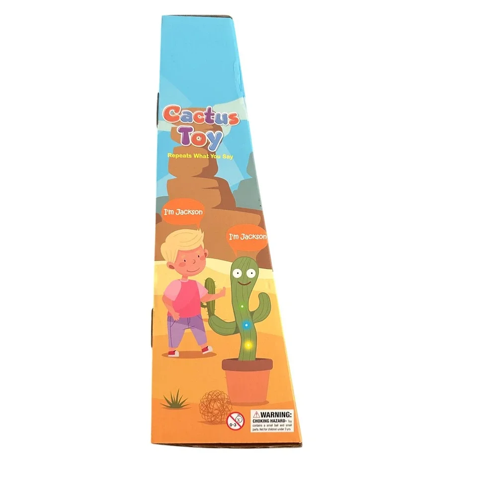 Ayeboovi Dancing Cactus Toy Kids OS Green New Interactive Musical Glows Dancing